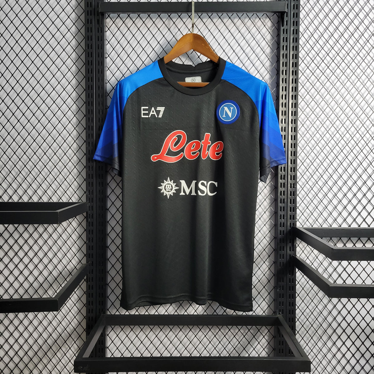 Camisa de Treino Napoli Preta 22/23 - Versão Torcedor
