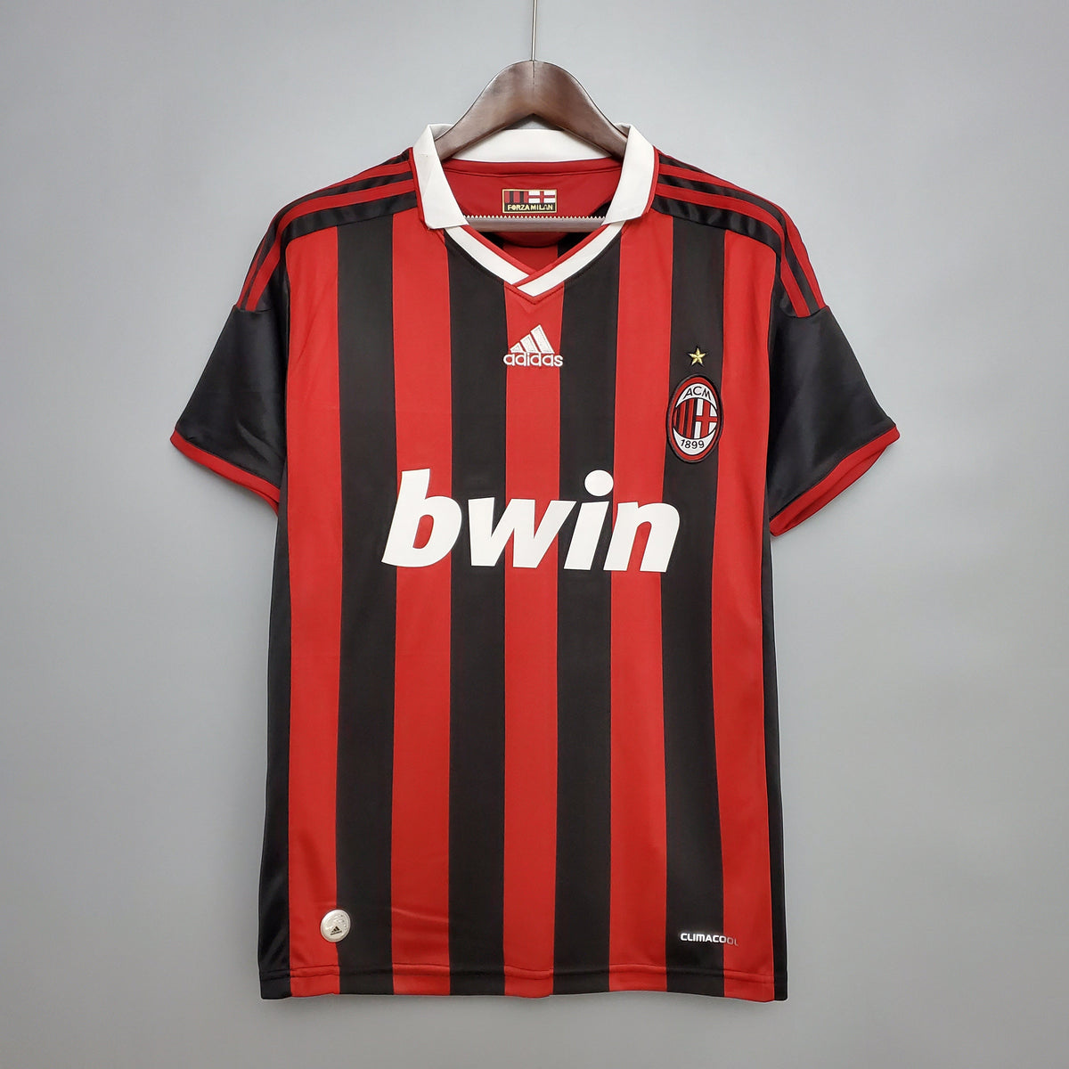 Camisa Titular do Milan 09/10 - Versão Retrô