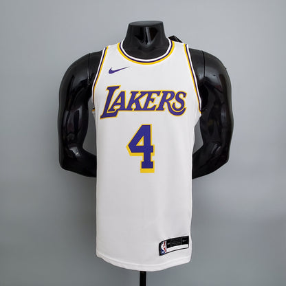 Camisa NBA Lakers #4 Rondo New Finals Branca - 23/24