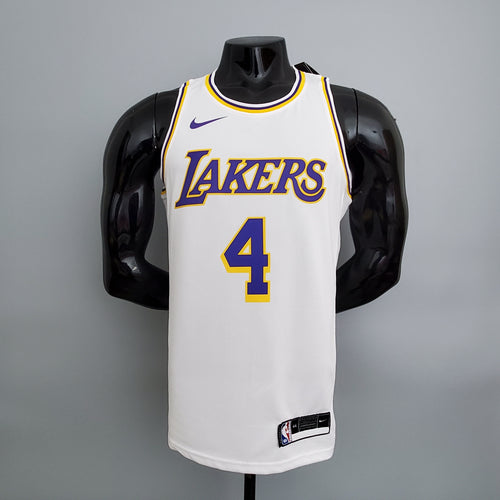 Camisa NBA Lakers #4 Rondo New Finals Branca - 23/24