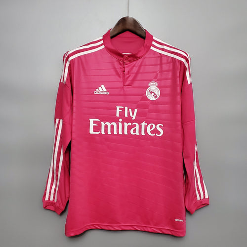 Camisa Reserva Real Madrid 14/15 - Versão Retrô Manga Comprida