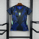 Camisa Pronta Entrega Brasil Away 2026/27 - Nike Torcedor Feminina - Azul/Preta