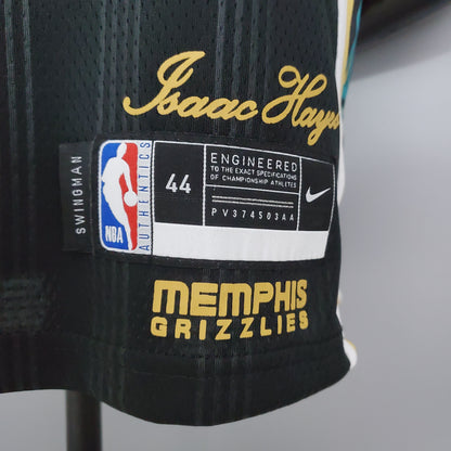 Camisa NBA Memphis Grizzlies #12 Morant - City Edition Preta