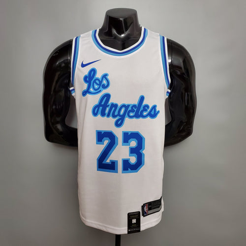 Camisa NBA Lakers #23 James Retro Night Branca - 23/24