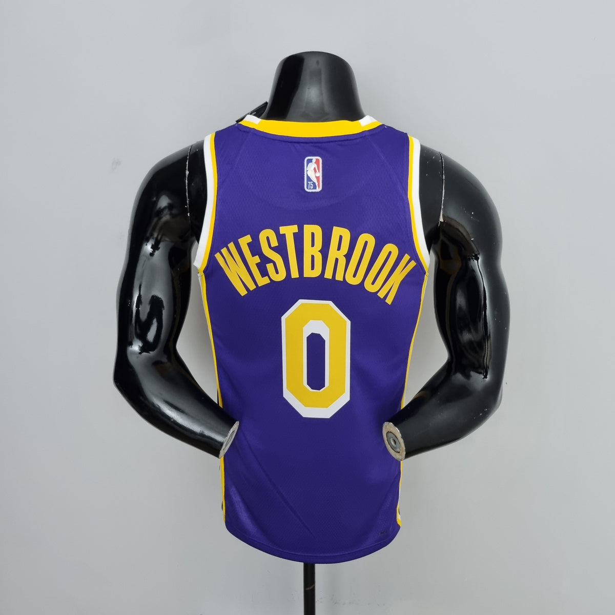Camisa NBA Lakers #0 Westbrook Roxa 75º Aniversário - 23/24