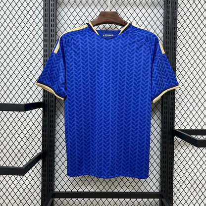 Camisa Seleção Itália Home 2026/27 - Adidas Torcedor Masculina - Azul/Dourada