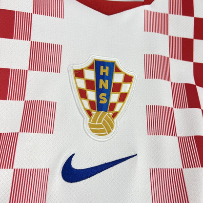 Camisa da Seleção da Croácia Home 2026/27 - Nike Torcedor Masculina - Branca/Vermelha
