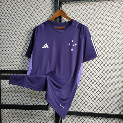 Camisa de Treino Cruzeiro 23/24 - Adidas Masculina - Roxa