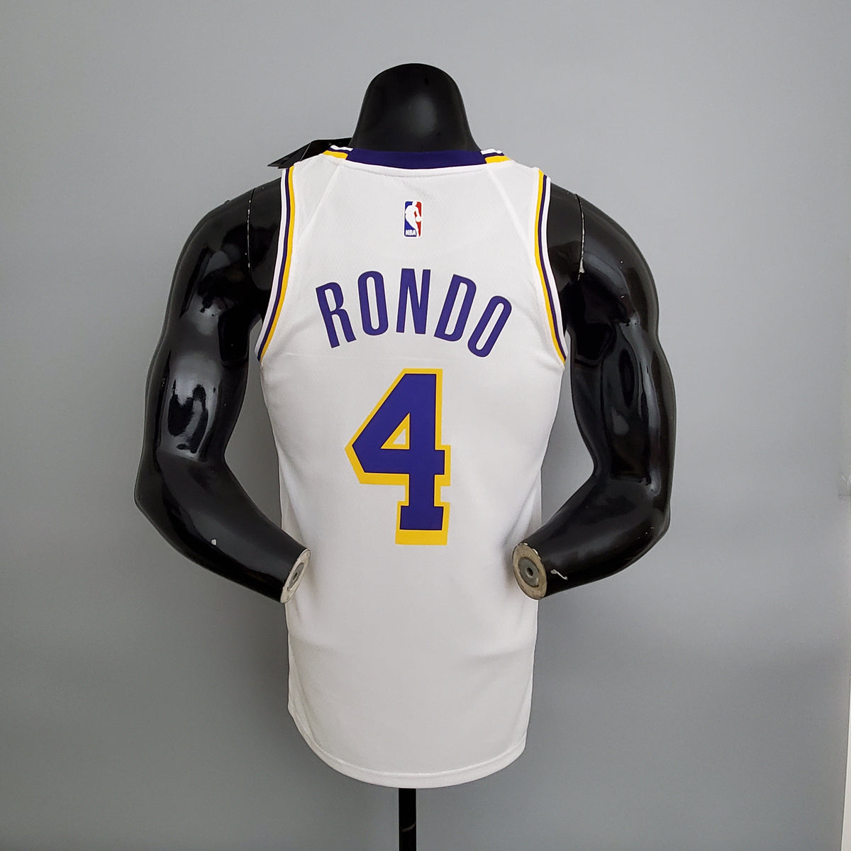 Camisa NBA Lakers #4 Rondo New Finals Branca - 23/24
