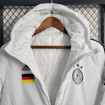 Jaqueta corta-vento Alemanha 23/24 Adidas - Branco