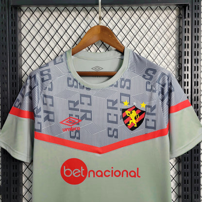 Camisa de Treino Sport Recife 23/24 - Umbro Masculina - Cinza