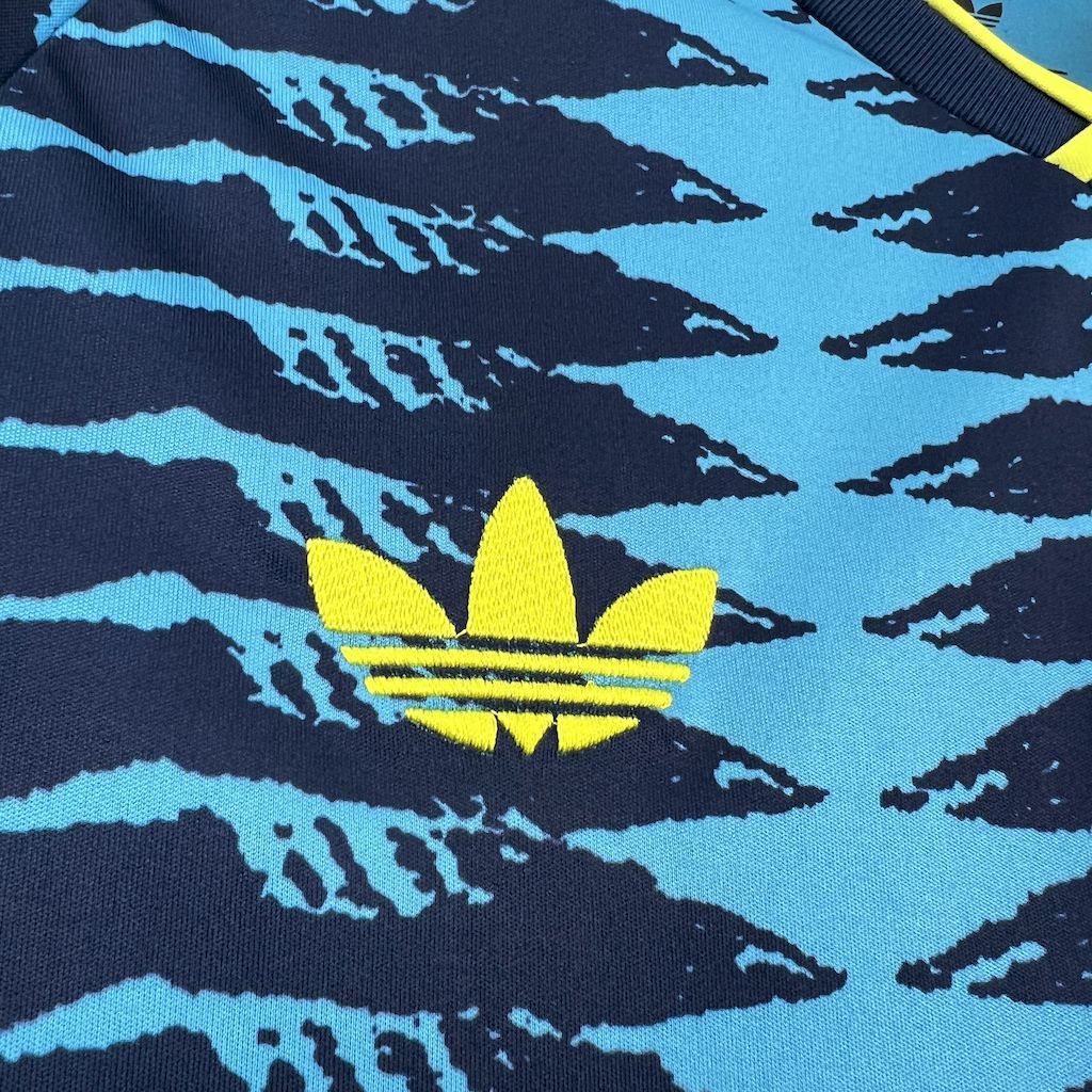 Camisa da Seleção da Colômbia Away 2026/27 - Adidas Torcedor Masculina - Azul/Preta
