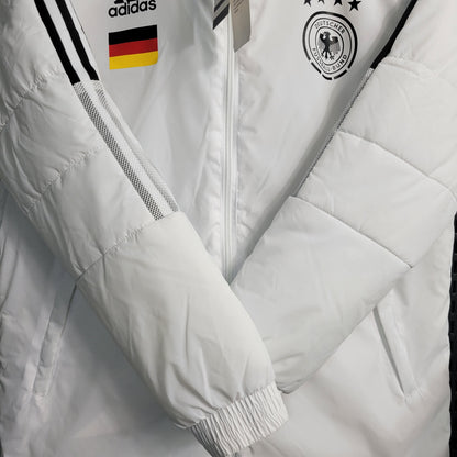 Jaqueta corta-vento Alemanha 23/24 Adidas - Branco