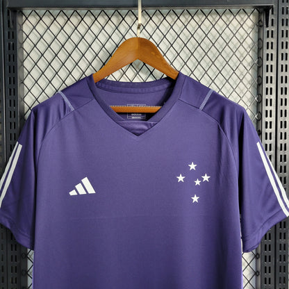 Camisa de Treino Cruzeiro 23/24 - Adidas Masculina - Roxa