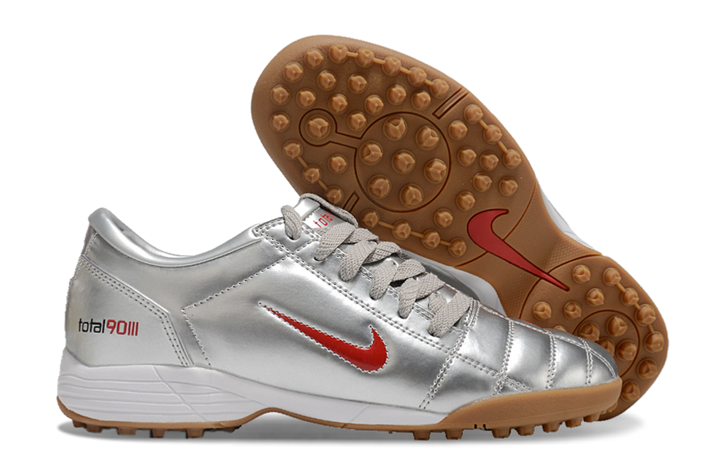 Nike Total 90 -  Prata e vermelho  - Pronta entrega
