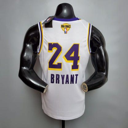 Camisa NBA Lakers #24 Bryant New Finals Branca - 23/24