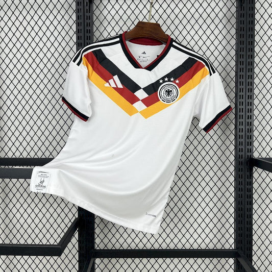 Camisa Seleção Alemanha Home 2026/27 - Adidas Torcedor Masculina - Branca/Preta - Pronta Entrega