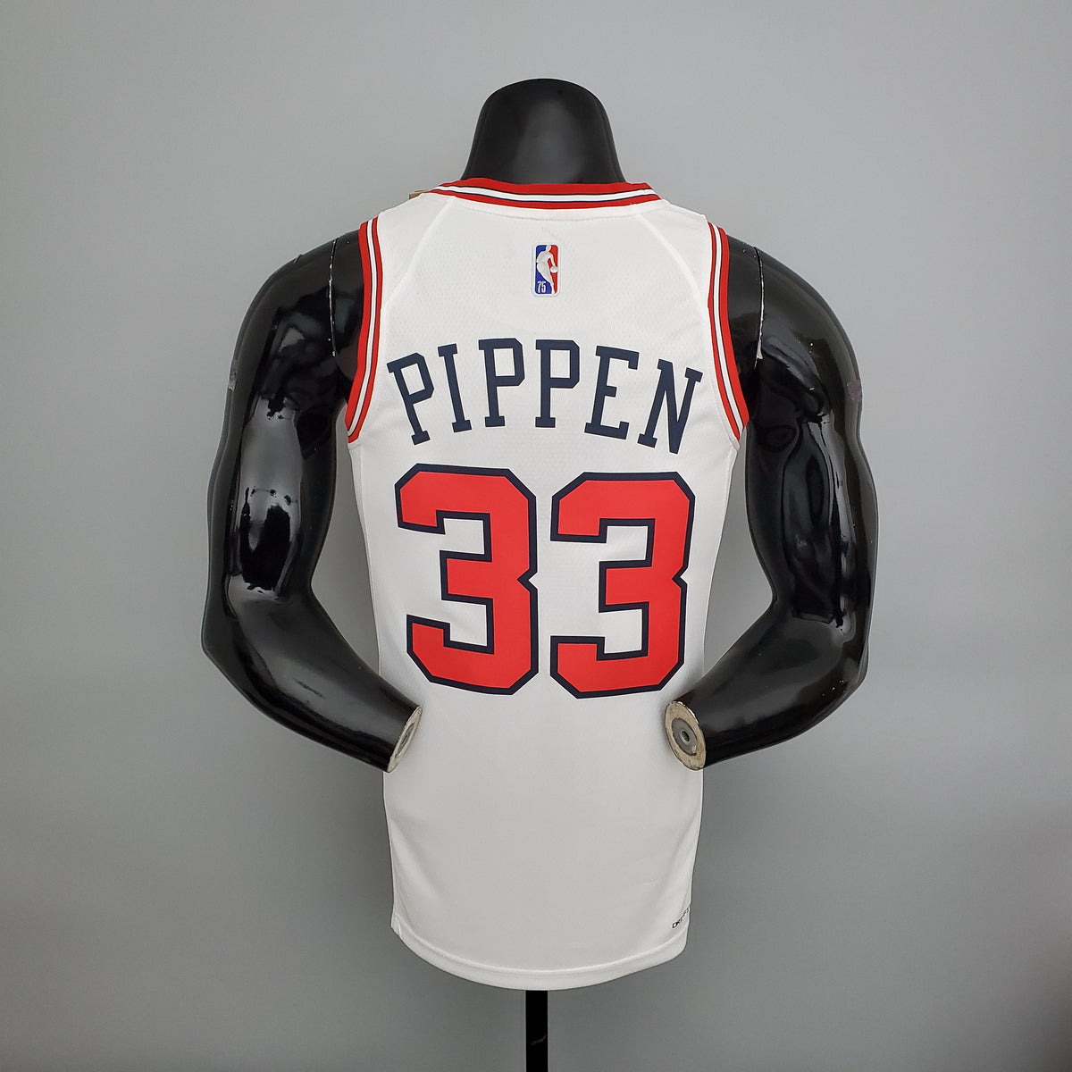 Camisa Chicago Bulls NBA #33 Pippen - 75º Aniversário Branca