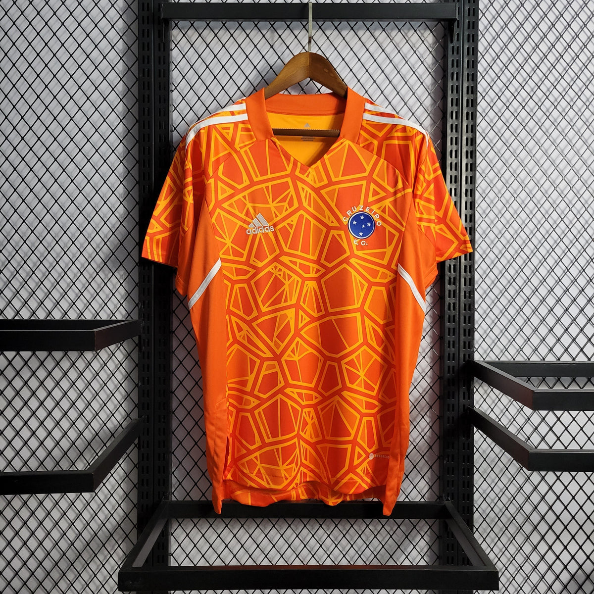 Camisa de Goleiro Cruzeiro 22/23 Laranja - Versão Torcedor