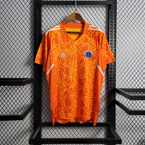 Camisa de Goleiro Cruzeiro 22/23 Laranja - Versão Torcedor