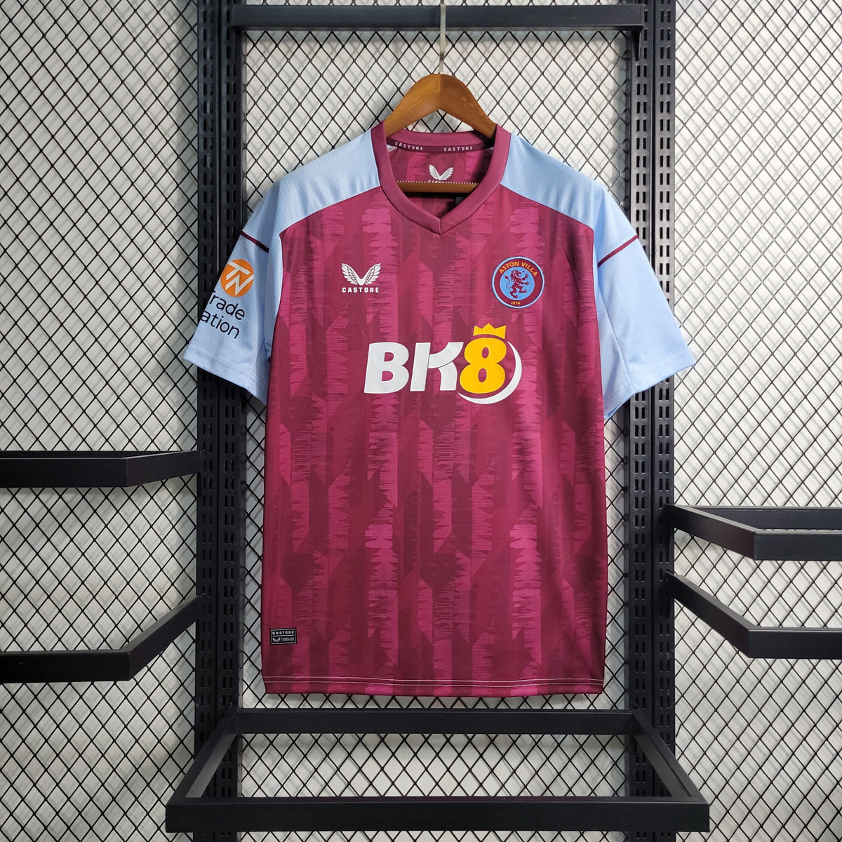 Camisa Masculina de Torcedor Aston Villa Home 23/24 Castore - Lançamento