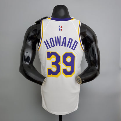 Camisa NBA Lakers #39 Howard New Finals Branca - 23/24