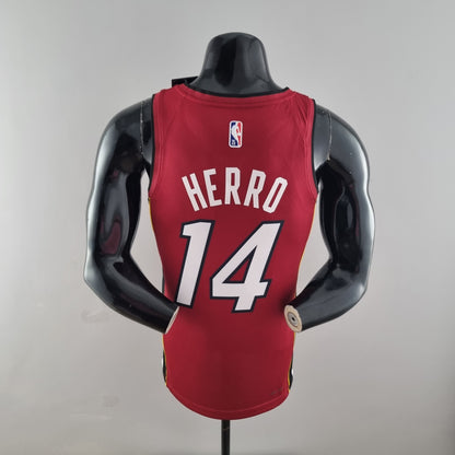 Camisa NBA Miami Heat #14 Herro - 75º Aniversário Vermelha