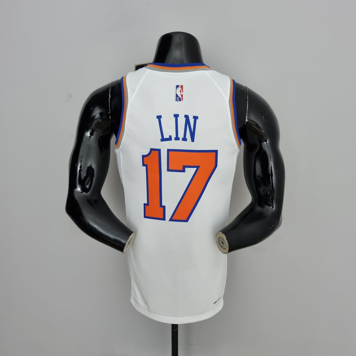 Camisa NBA NY Knicks #17 Lin - 75º Aniversário Branca