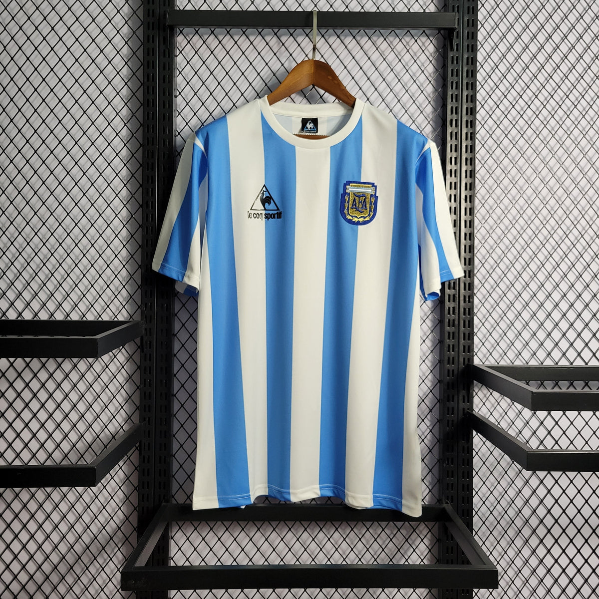 Camisa da Argentina Titular 1986 - Versão Retrô