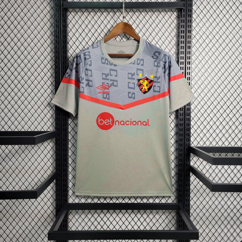 Camisa de Treino Sport Recife 23/24 - Umbro Masculina - Cinza