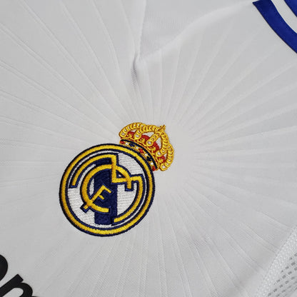 Camisa Titular do Real Madrid 10/11 - Versão Retrô Manga Comprida