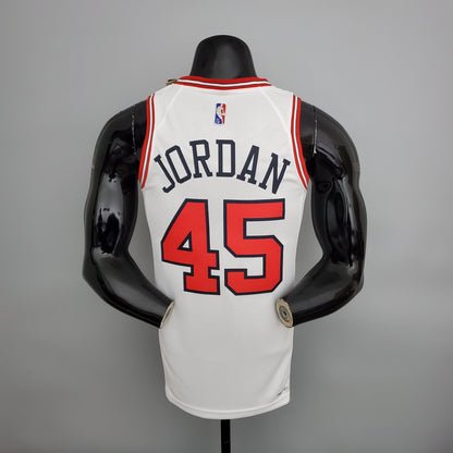 Camisa NBA Chicago Bulls #45 Jordan - 75º Aniversário Branca