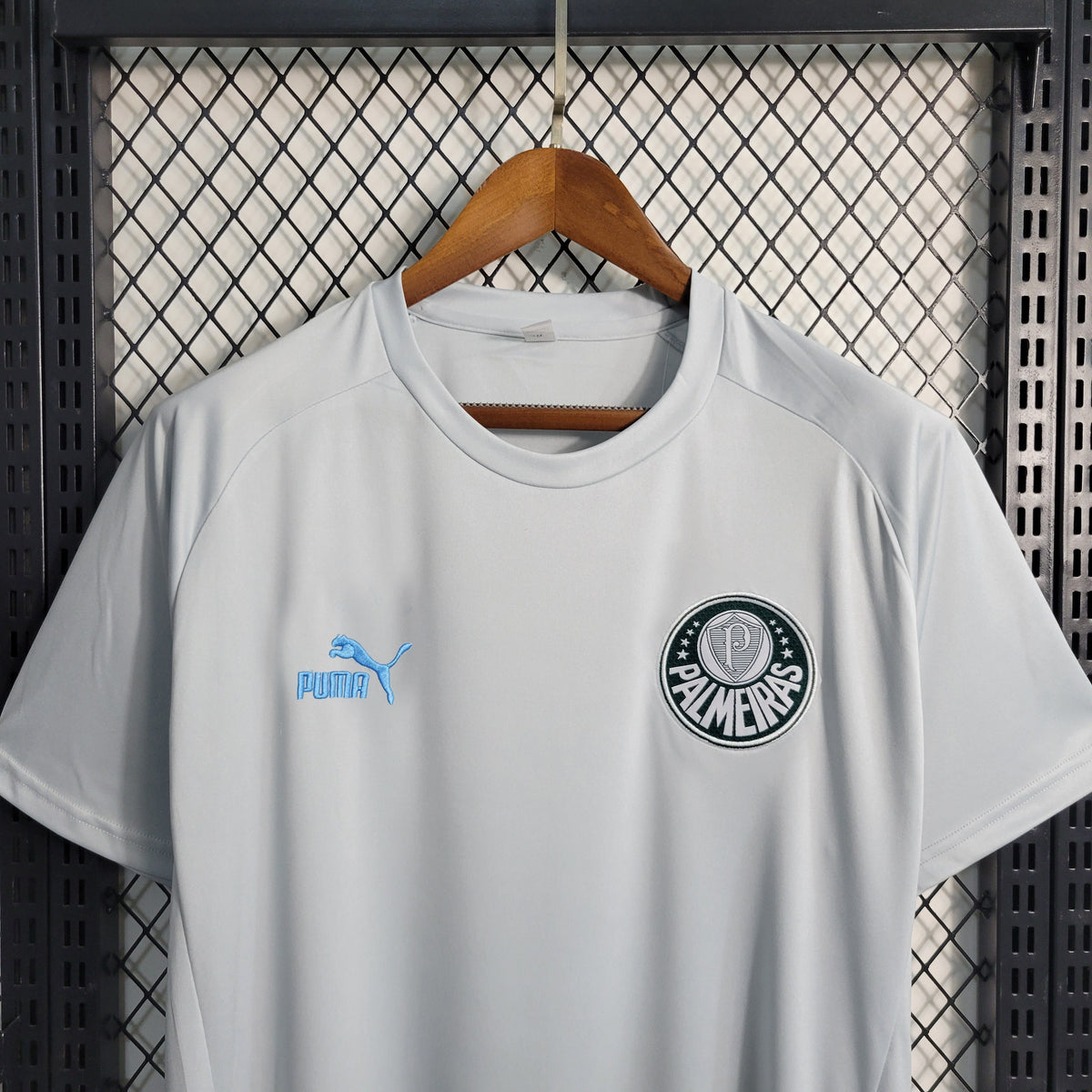 Camisa de Treino Palmeiras 23/24 - Puma Masculina Torcedor - Cinza