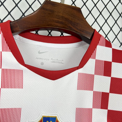 Camisa da Seleção da Croácia Home 2026/27 - Nike Torcedor Masculina - Branca/Vermelha