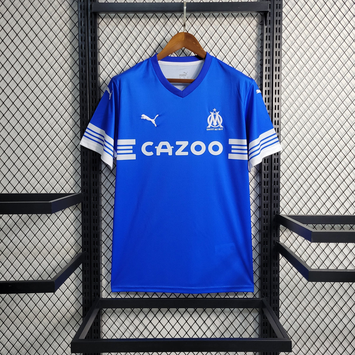 Camisa Olympique de Marseille 23/24 - Puma Torcedor Masculina - Lançamento