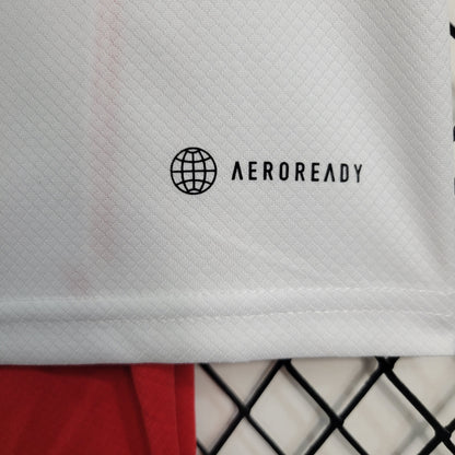 Kit Infantil de Treino Flamengo 23/24 - Branco