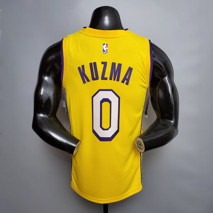 Camisa NBA Lakers #0 Kuzma Decote em V Nike Connection - 23/24