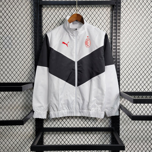 Jaqueta Corta-Vento Milan 23/24 - Branco e Preto