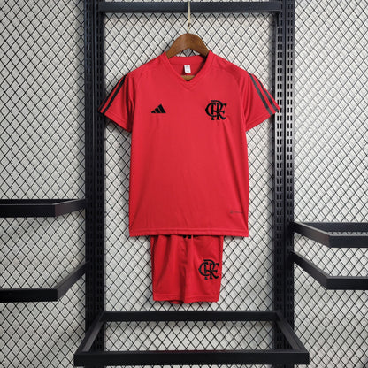 Kit Infantil de Treino Flamengo 23/24 - Vermelho