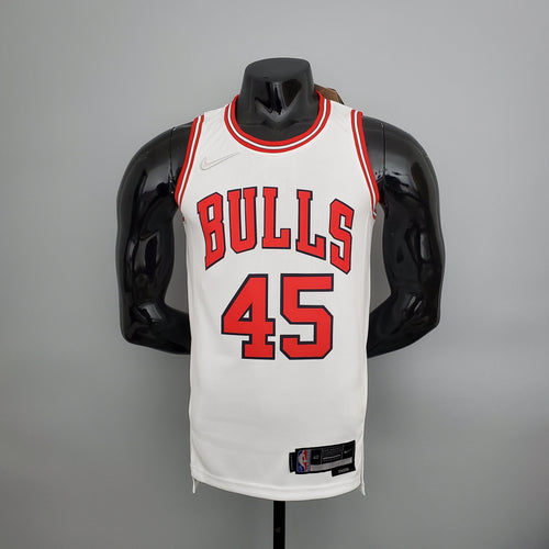 Camisa NBA Chicago Bulls #45 Jordan - 75º Aniversário Branca