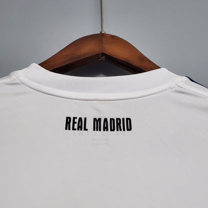 Camisa Titular do Real Madrid 10/11 - Versão Retrô Manga Comprida