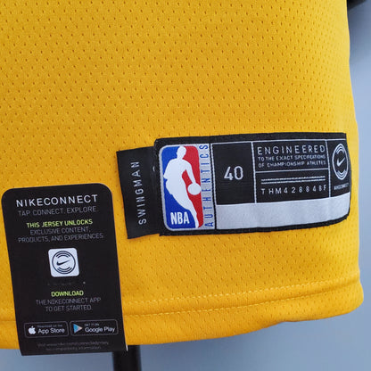 Camisa NBA Golden State Warriors #35 Durant - Retrô Amarela