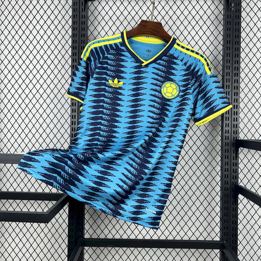 Camisa da Seleção da Colômbia Away 2026/27 - Adidas Torcedor Masculina - Azul/Preta