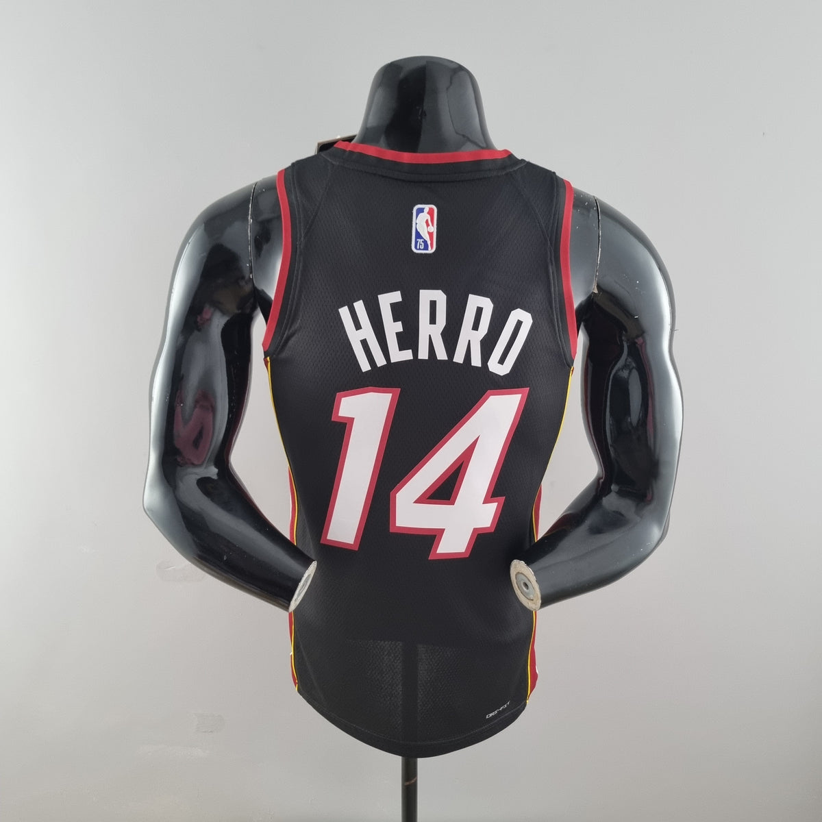 Camisa NBA Miami Heat #14 Herro - 75º Aniversário Preta