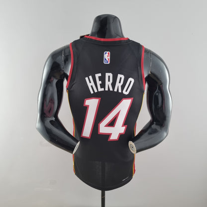 Camisa NBA Miami Heat #14 Herro - 75º Aniversário Preta