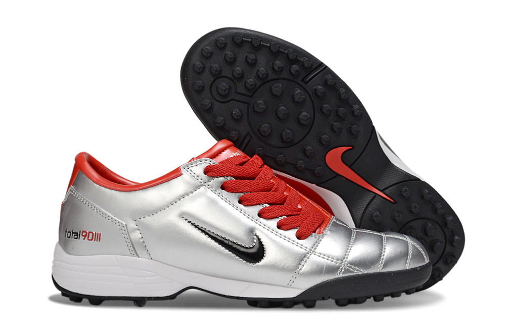 Nike Total 90 -  Prata e vermelho  - Pronta entrega
