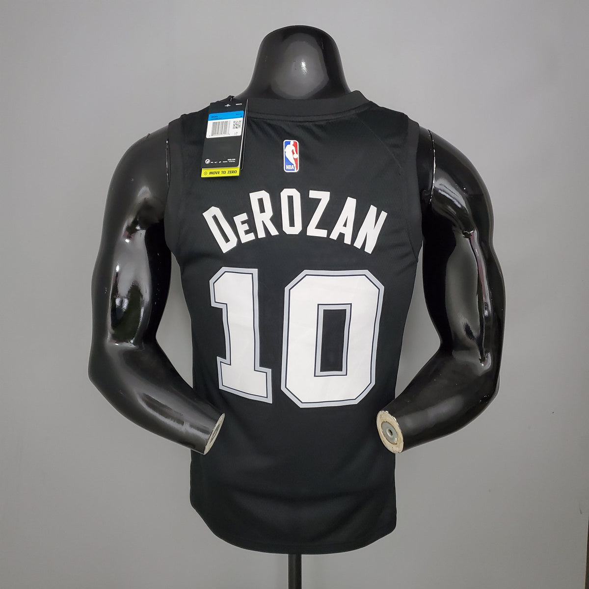 Camisa NBA San Antonio Spurs #10 DeRozan - City Edition Preta