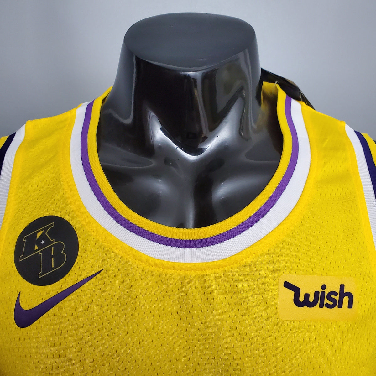 Camisa NBA Lakers #24 Bryant Comemorativa Amarela - 23/24
