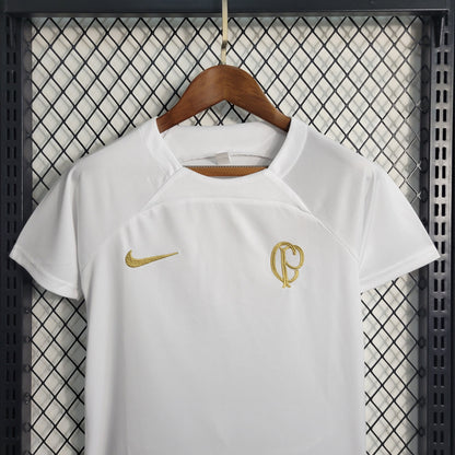 Kit Infantil de Treino Corinthians 23/24 - Branco