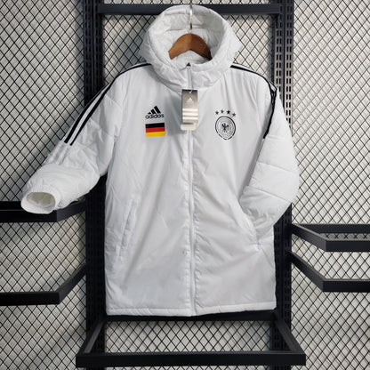 Jaqueta corta-vento Alemanha 23/24 Adidas - Branco